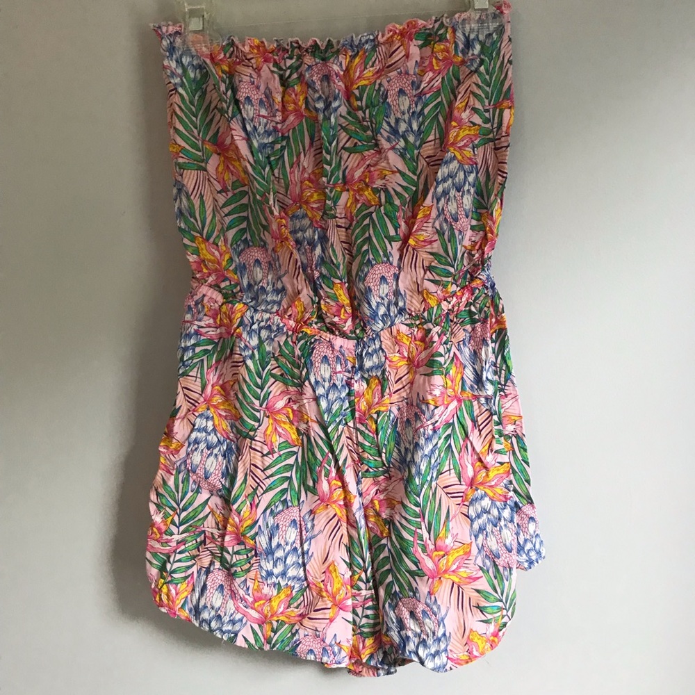 H&M sleeveless Floral Romper
